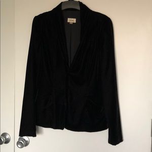 Velvet black blazer